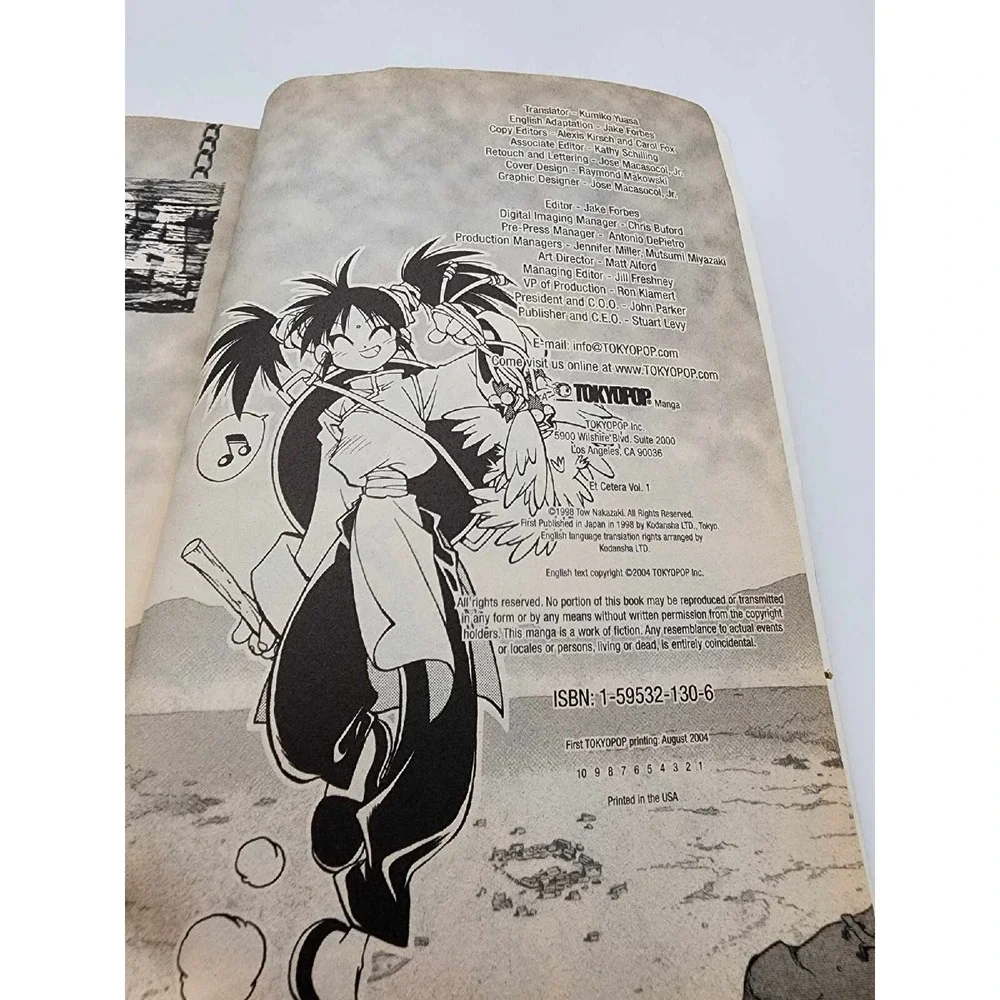 Et Cetera Vol 1 Tow Nakasaki Manga‎ English